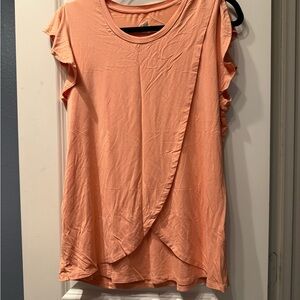 Kindred Bravely Peach Short Sleeve Top